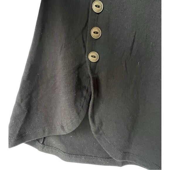 Women’s Sheila Rosebutton detail long sleeve casual blouse tunic black size S. - Picture 3 of 9